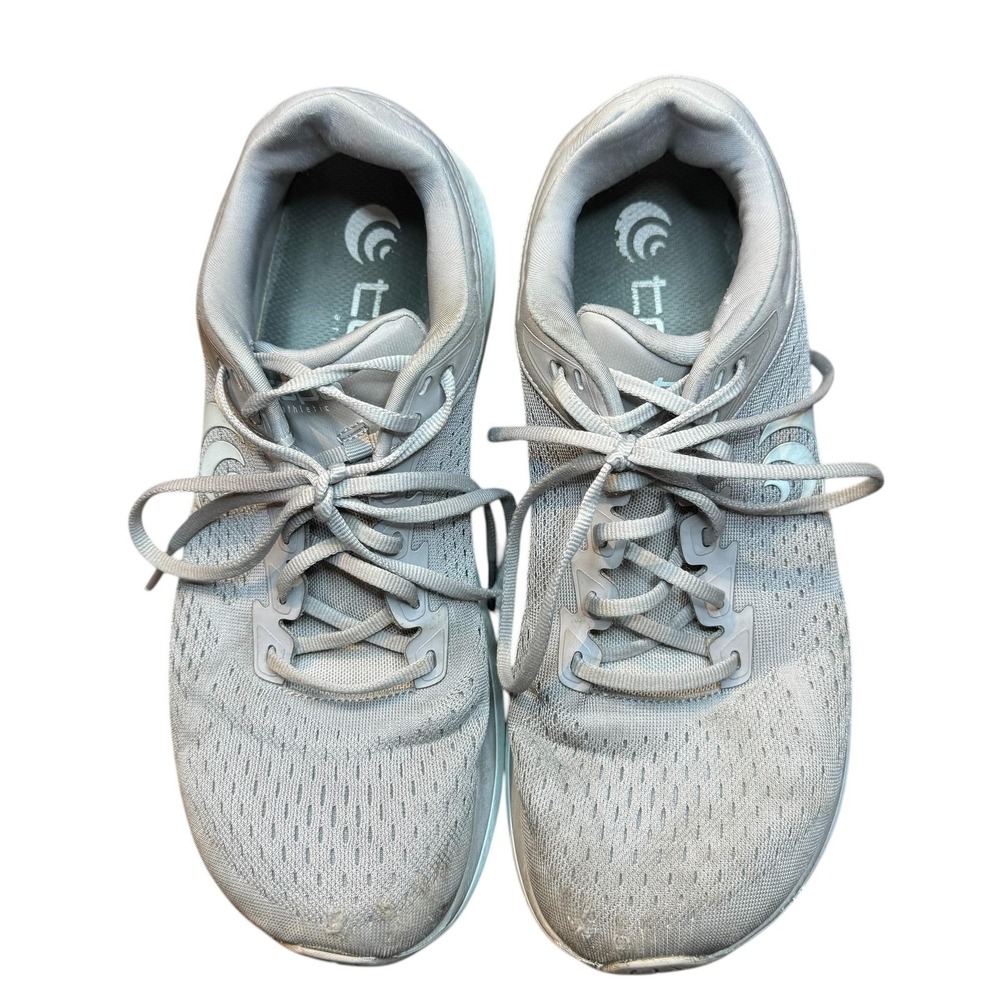 Topo Athletic Phantom 3 Shoes Womens Size 9 Gray Stone Mesh Running Sneakers